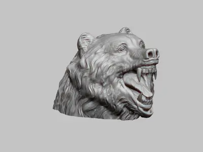 bear headphone stand Headset Stand Perfect Gamer Gift  3D print model