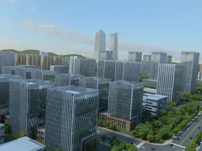 Deqing Geographic Information Town 3D model
