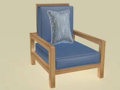 Colin Chair 3D model