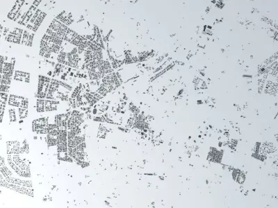 Aleppo Streets and Buildings 3D model