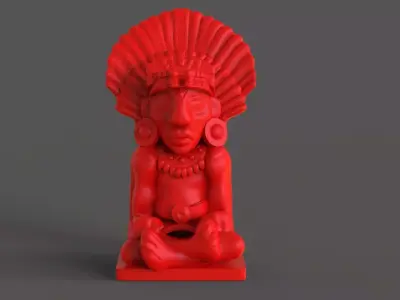 The Mayan Statue 3D print model