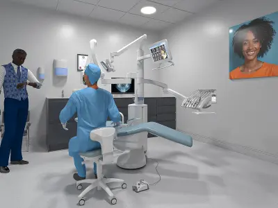  Dental Office with People 