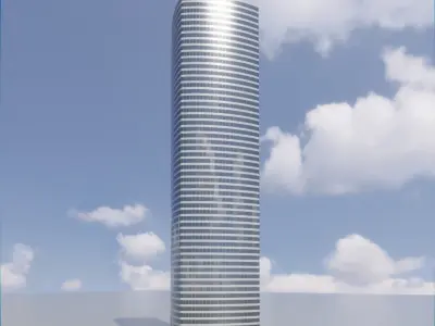 Parametric Building 1d2 3D model