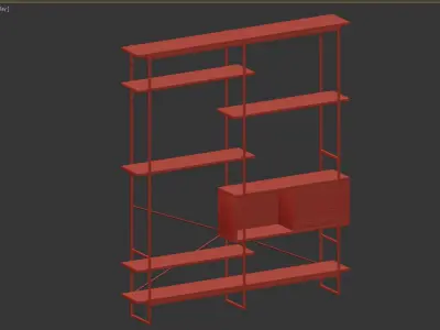 shelves Angus 3D model