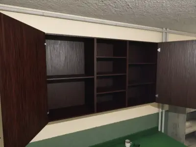 Wall Cabinet Low-poly 3D model shop
