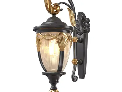Fashion Outdoor Wall Lantern Waterproof 3D model
