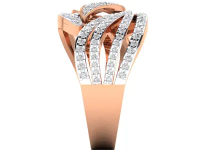 Women Ring Render 3dm STL MTL SLC JCD OBJ FBX Details 3D print model 35