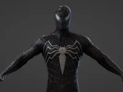 Spider-man Concept Raimi Surge Symbiote Suit 3D model