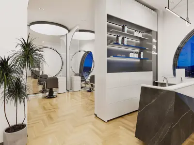 High-Detail Hair Treatment Styling Equipment 3D model