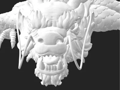 Chinese Dragon 3D print model get