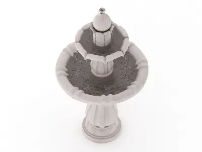 Fountain 02 PBR 3D model