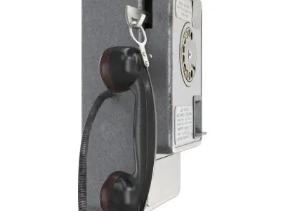 Payphone AMT-47 v2 3D model