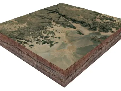Tassili N Ajjer National Park Illizi Algeria 3D model