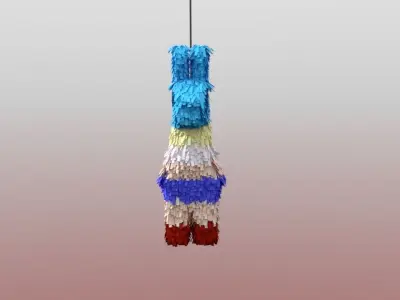 Pinata LLama 3D model