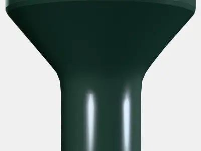 BAGGANAS Knob 4 Low-poly 3D model