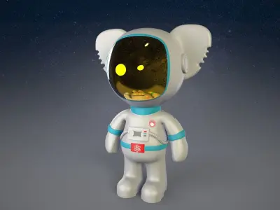 Astronaut Character 3D model 3D model