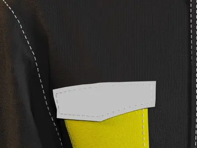 work clothes Low-poly 3D model