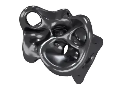 Abstract Shape v27 003 Low-poly 3D model