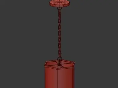 Untitled visual comfort pendant light 3D model
