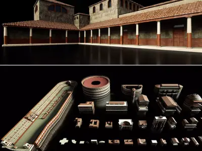 Architecture of the Roman Empire 3D model