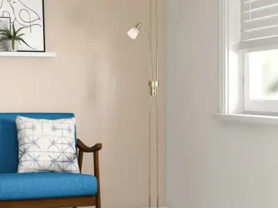 Fannie Uplighter Floor Light Lamp - 2 Option 3D model