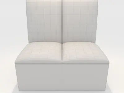Sofa Cafe 3 3D model