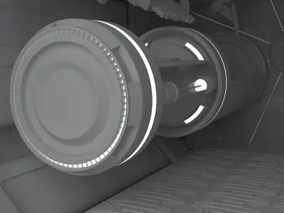 SCI FI MACHINE 3D model