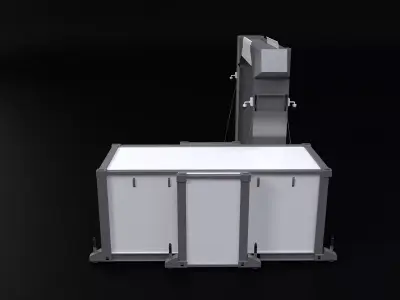 Border X-Ray Gate 3D model