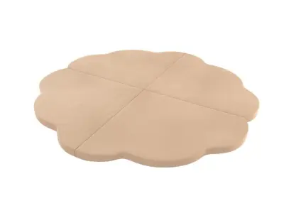 Kid room furniture set - poufs and mats and other for children 3D model