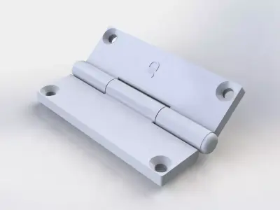 Hinges Model door hinge 3D print model