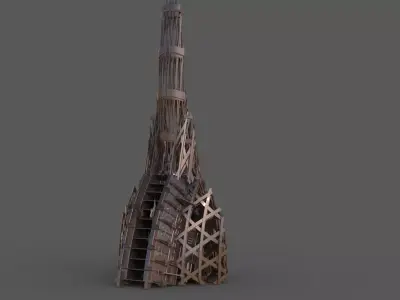 Dune Machine Turret 3D model