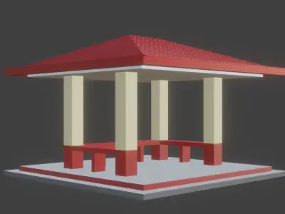 Waiting Shed 3D model