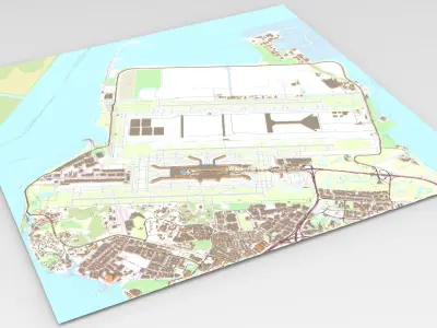 Singapore Airport 3D model