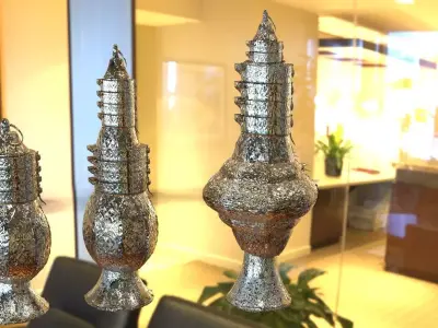 Lamp ornate collection 3D model