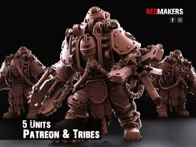 Solar Guard - Abhuman Wardens - Imperial Guards 3D print model