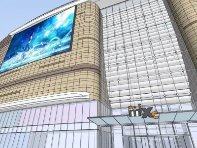 SHOPPING MALL 3D MODEL 3D model