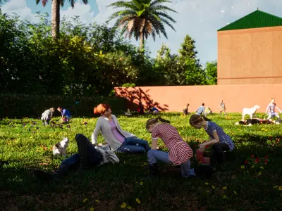 Menara marrakech morocco 3D model