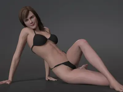 Female Base Maya 2018 Rig 3D model