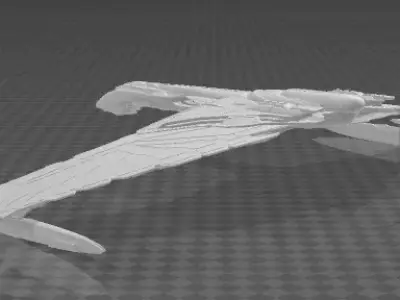 Romulan Mogai class starship  3D print model