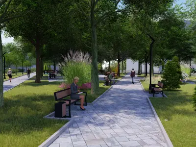 3D model of the square 3D model