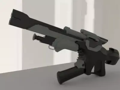 calhoun gun 3D model