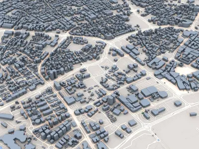 Doha City Qatar 3D model