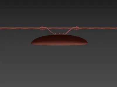 Exterior street light 9 3D model