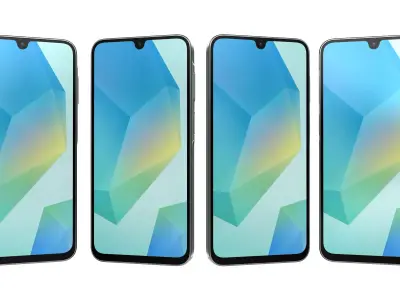 Samsung Galaxy A16 4G Light Green High Poly 3D model