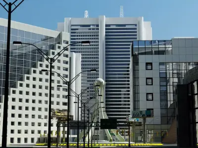 City Intersection  3D model