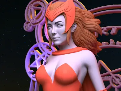 Scarlet Witch 3D print model