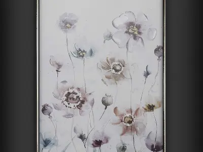 Picture Frames Low-poly 3D model 5