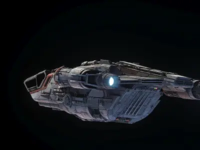 Bounty Hunter Ship - Star Wars 3D model