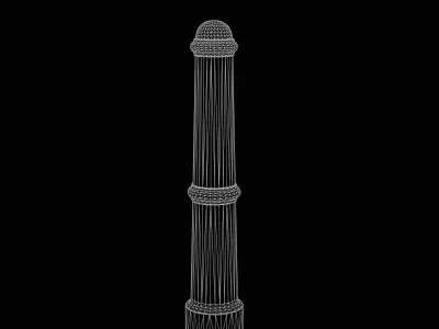 Urban Bollard Pack - Game Ready PBR Low-poly 3D model