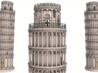 Leaning Tower of Pisa 3D model